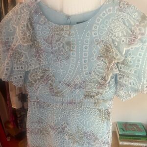 Bardot Junior Light Blue Floral Romper
